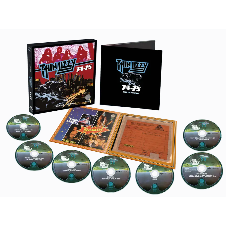 EMI Thin Lizzy 74-75 Night Life Fighting coffret 7CD