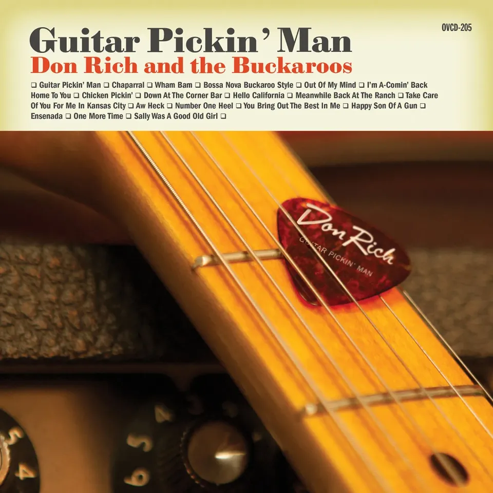 Omnivore Don Rich Guitar Pickin Man CD country 17 titres