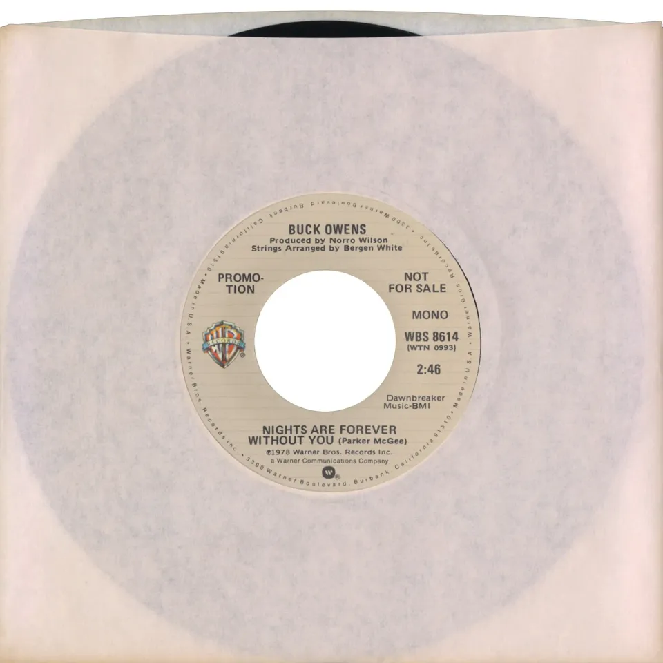 Omnivore Buck Owens Nights Are Forever Without You single 7 pouces