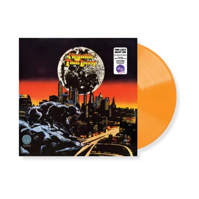 EMI Thin Lizzy Nightlife vinyle LP orange NAD26