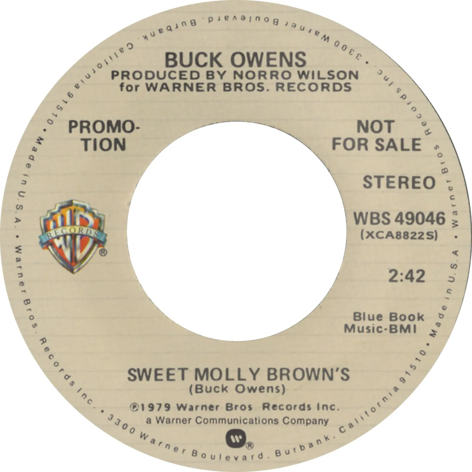 Omnivore Buck Owens Hangin’ In And Hangin’ On 45 tours 7" vintage