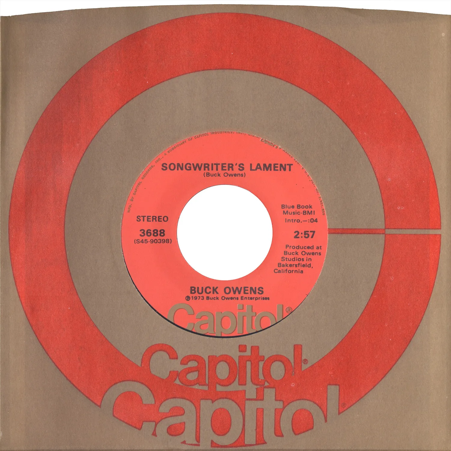Omnivore Recordings Buck Owens Arms Full Of Empty vinyle 7 pouces