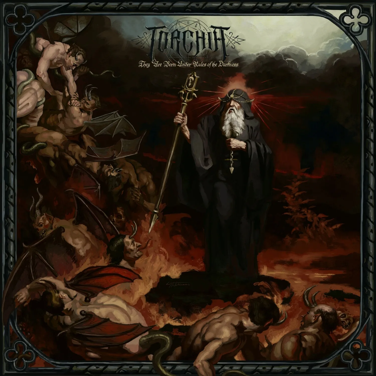 Torchia They Are Born Under Rules of the Darkness vinyle bronze marbré
