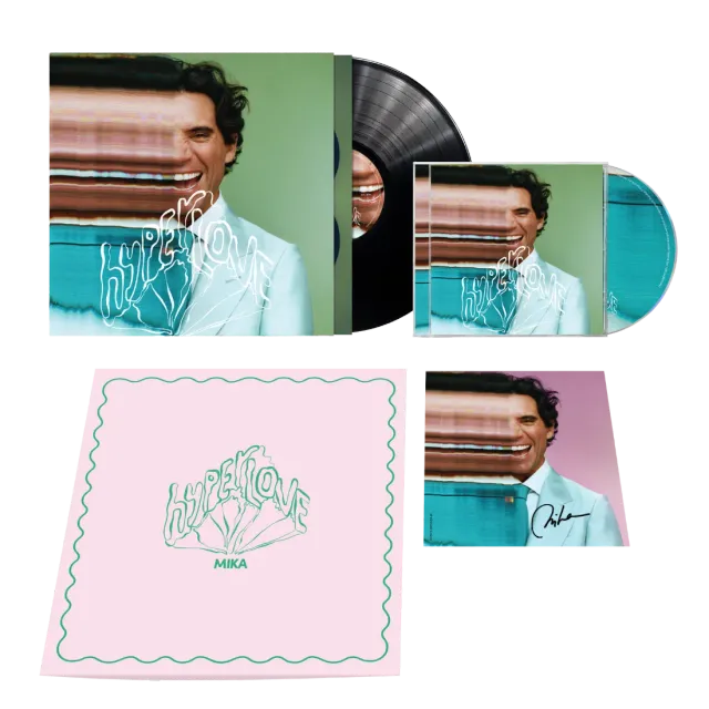 EMI Hyperlove coffret vinyle LP + CD + carte signée