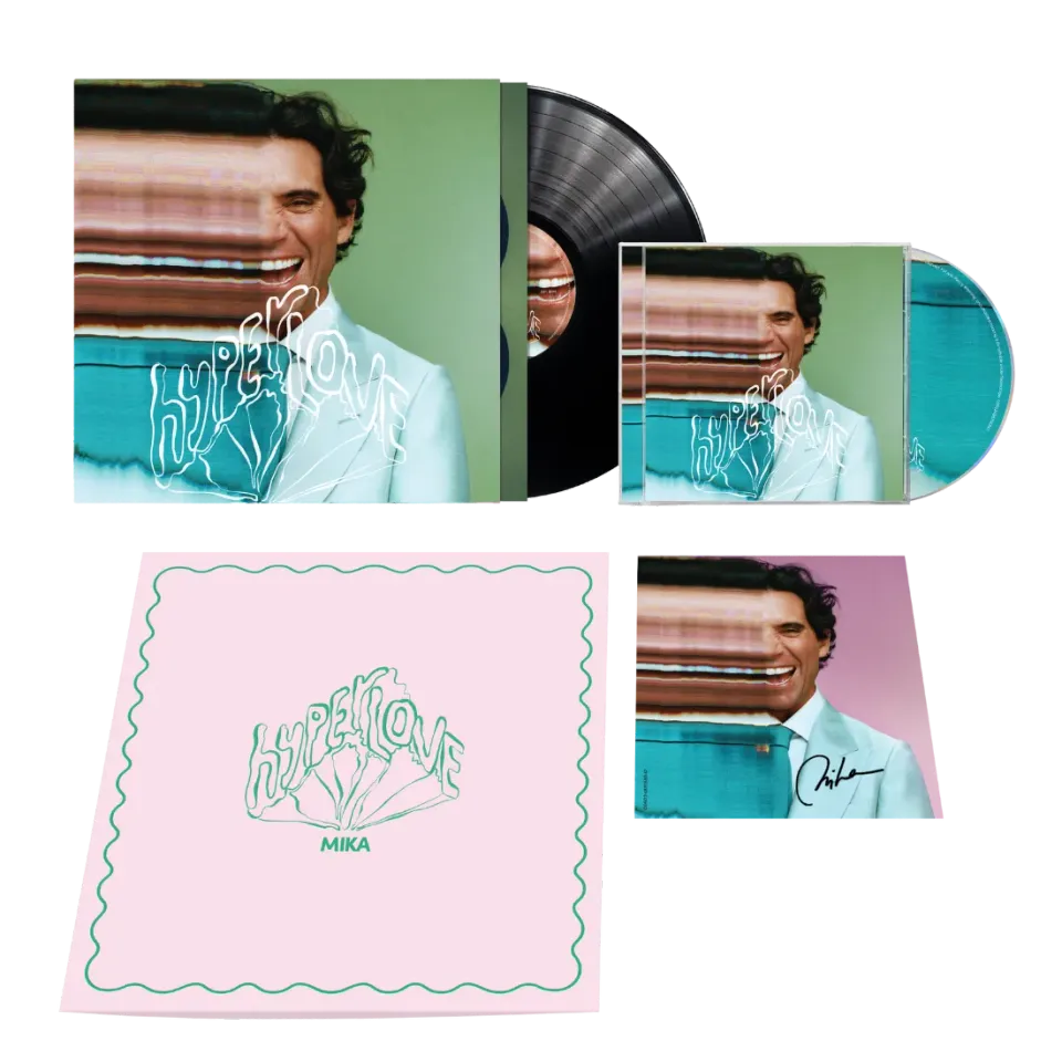 EMI Hyperlove coffret vinyle LP + CD + carte signée