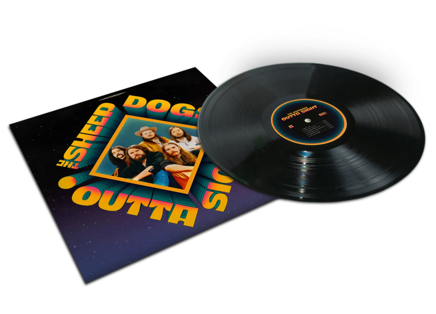 Sheepdogs Outta Sight vinyle LP noir 140g