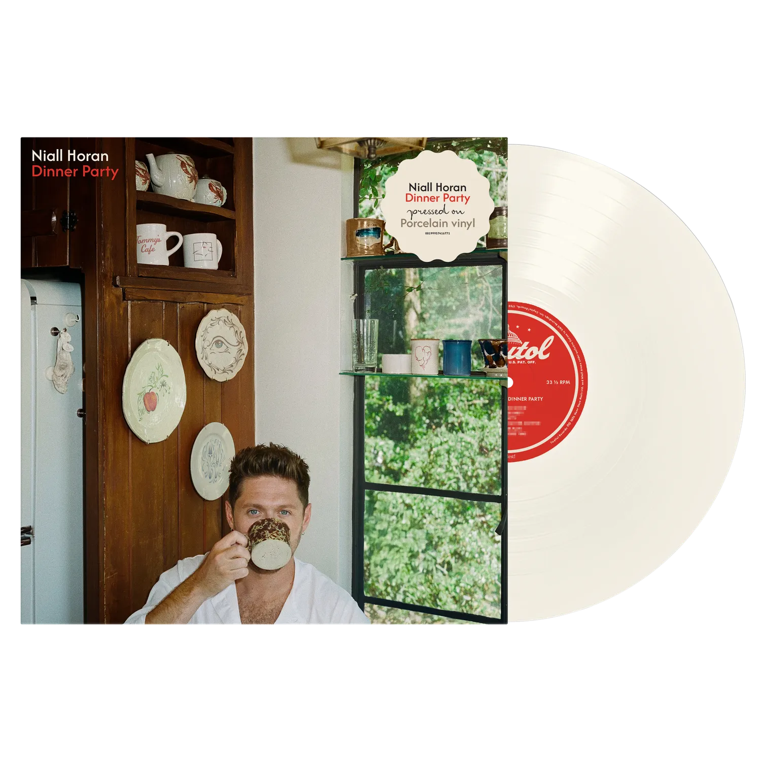 EMI Dinner Party vinyle porcelain + carte signée