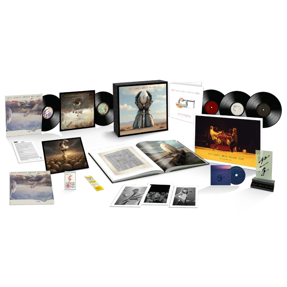 EMI Grace Under Pressure Rush coffret 5LP + Blu-ray deluxe
