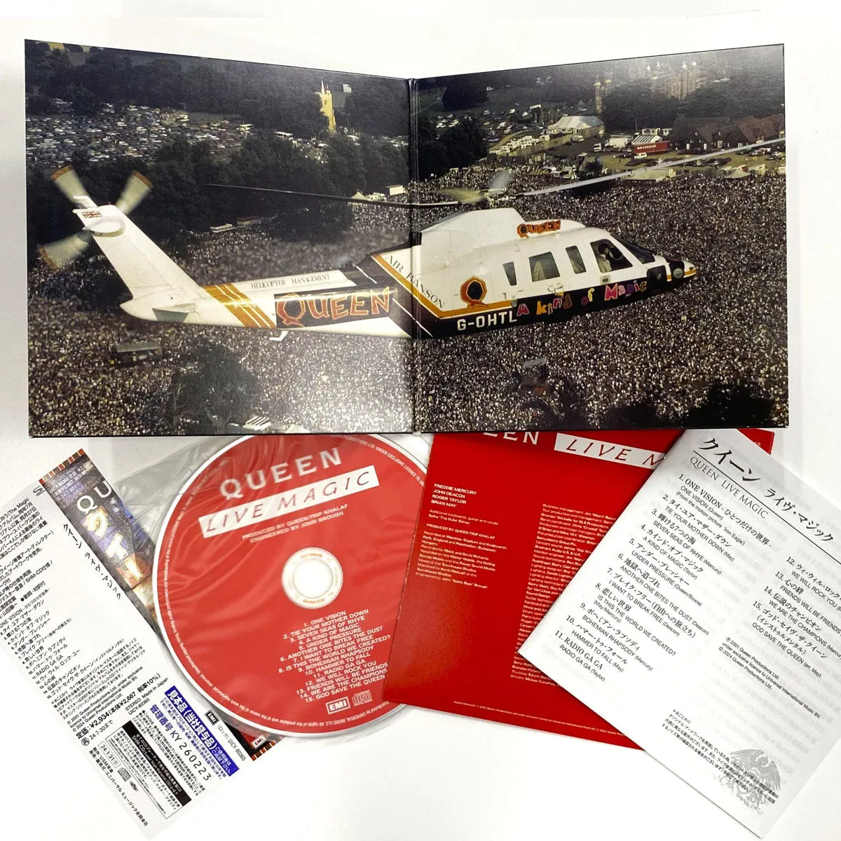 EMI Live Magic CD édition japonaise SHM-CD Queen
