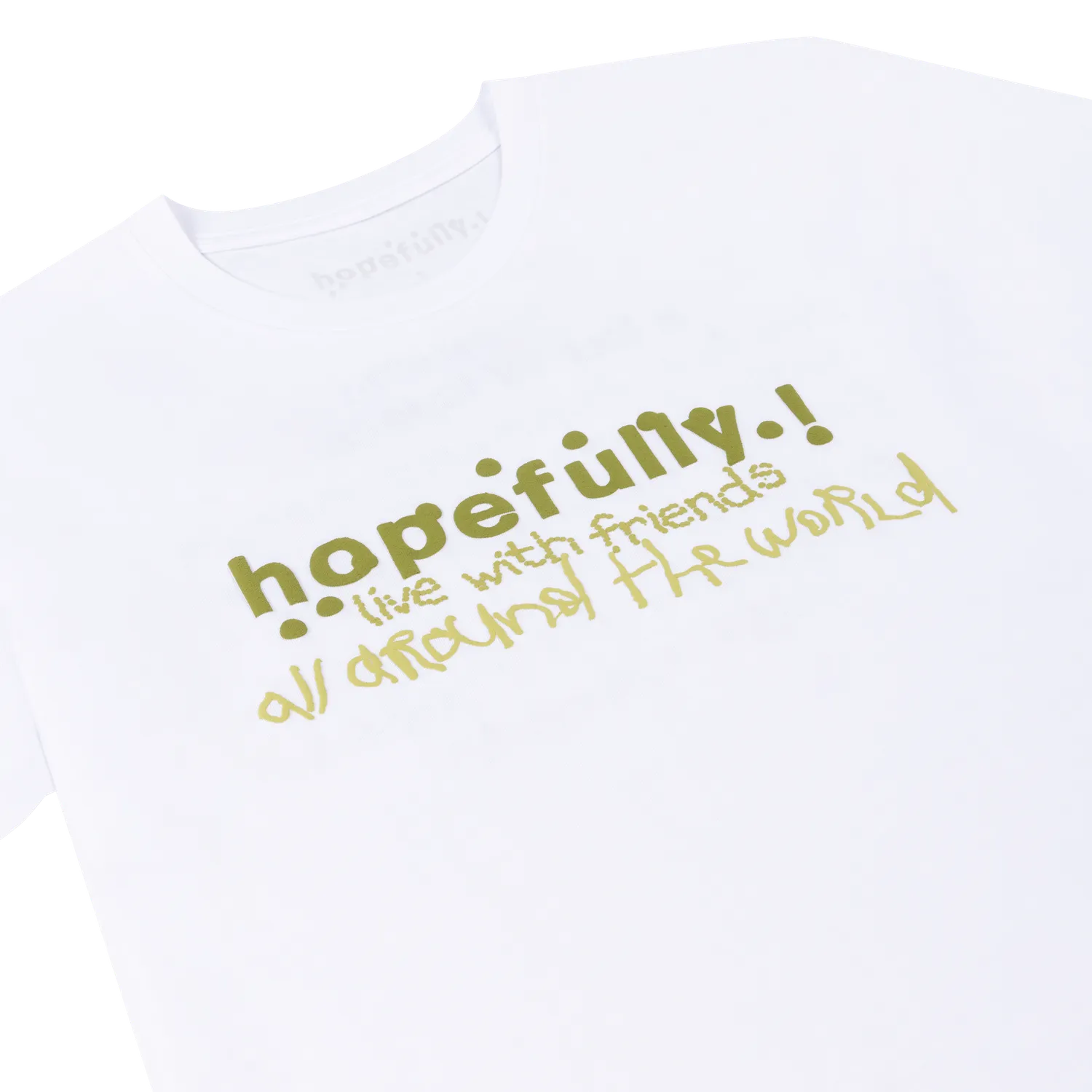 EMI Hopefully t-shirt blanc tour 100% coton