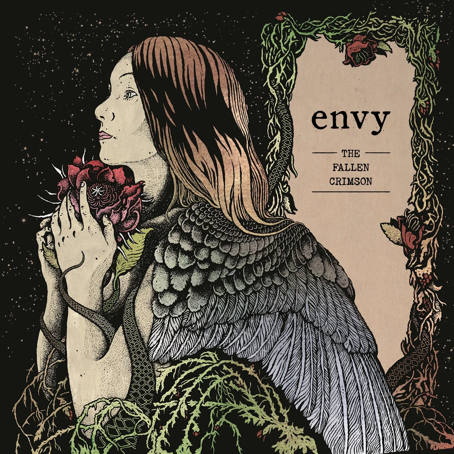 Envy The Fallen Crimson double vinyle noir post-hardcore