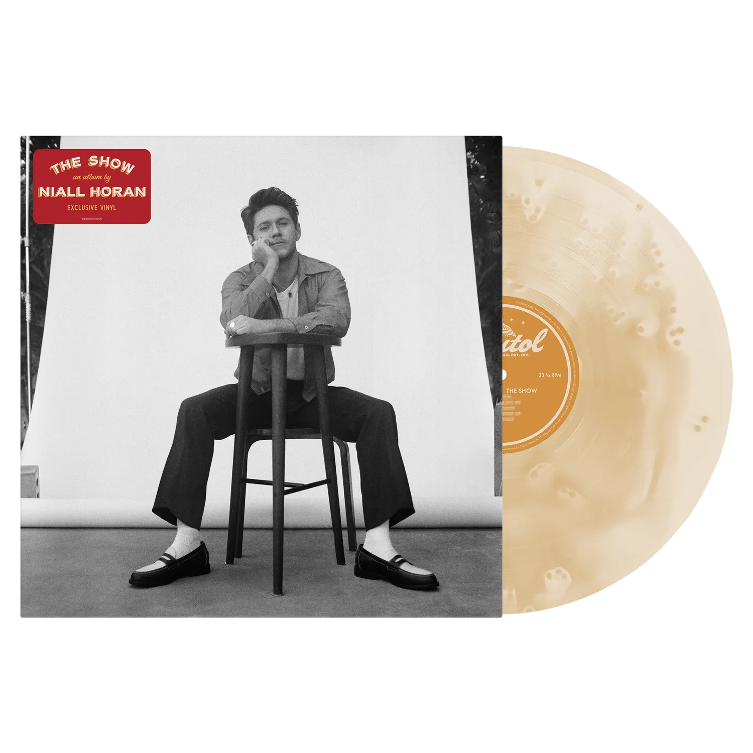 Niall Horan The Show coffret collector vinyle doré fenêtre