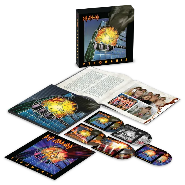 EMI Pyromania 40 coffret 4CD Blu-ray Def Leppard