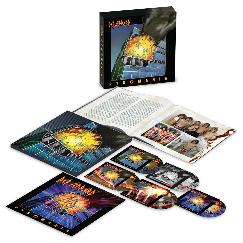 EMI Pyromania 40 coffret 4CD Blu-ray Def Leppard