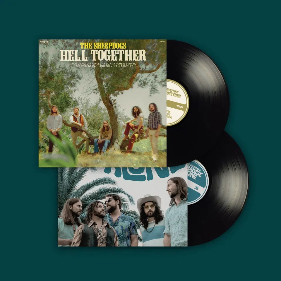 Sheepdogs Hell Together Paradise Alone double EP vinyle noir