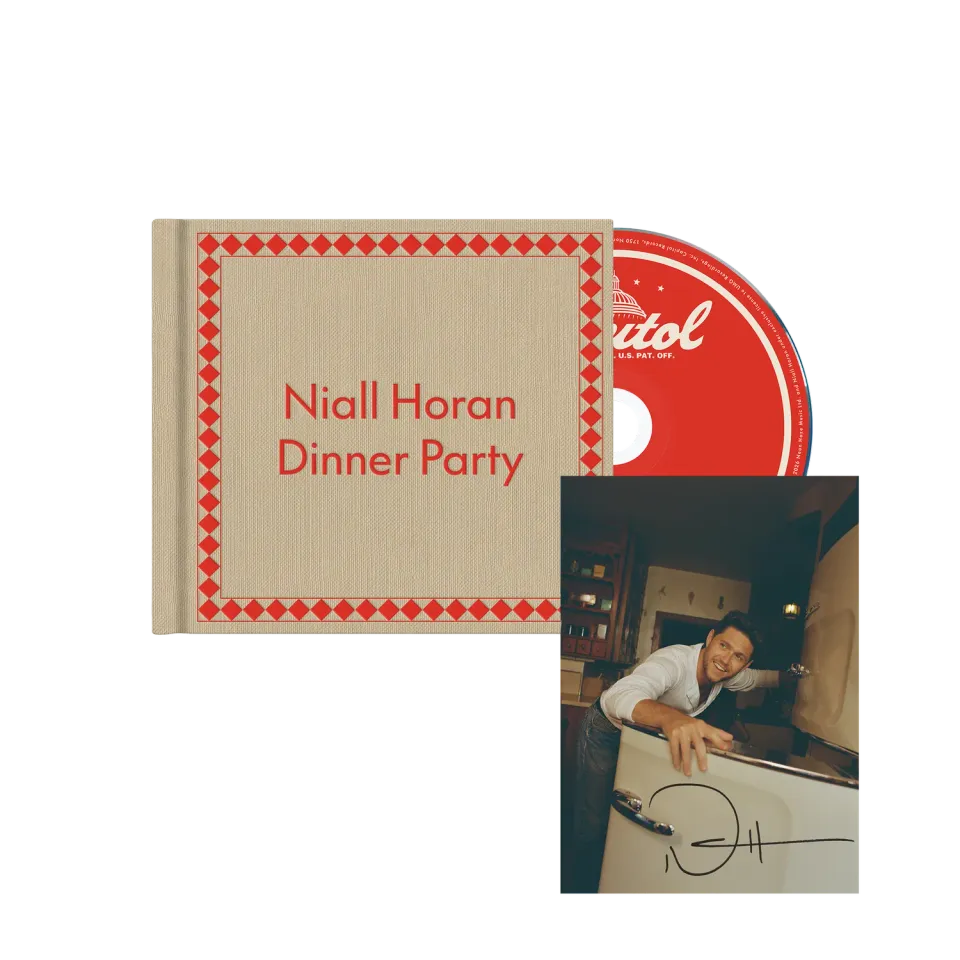 EMI Dinner Party CD livre relié + carte signée