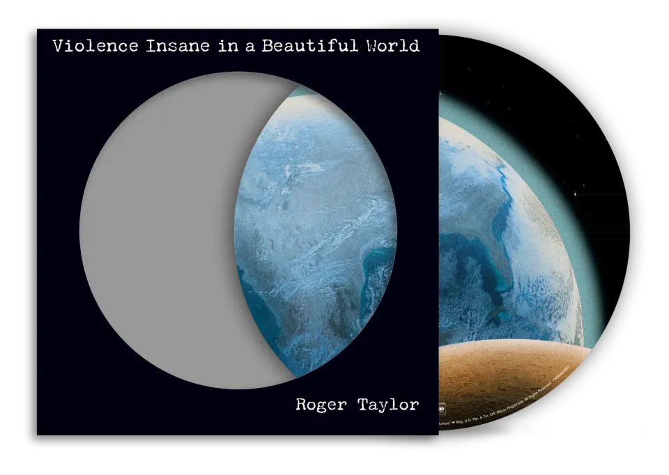 Roger Taylor Violence Insane In A Beautiful World picture disc édition limitée