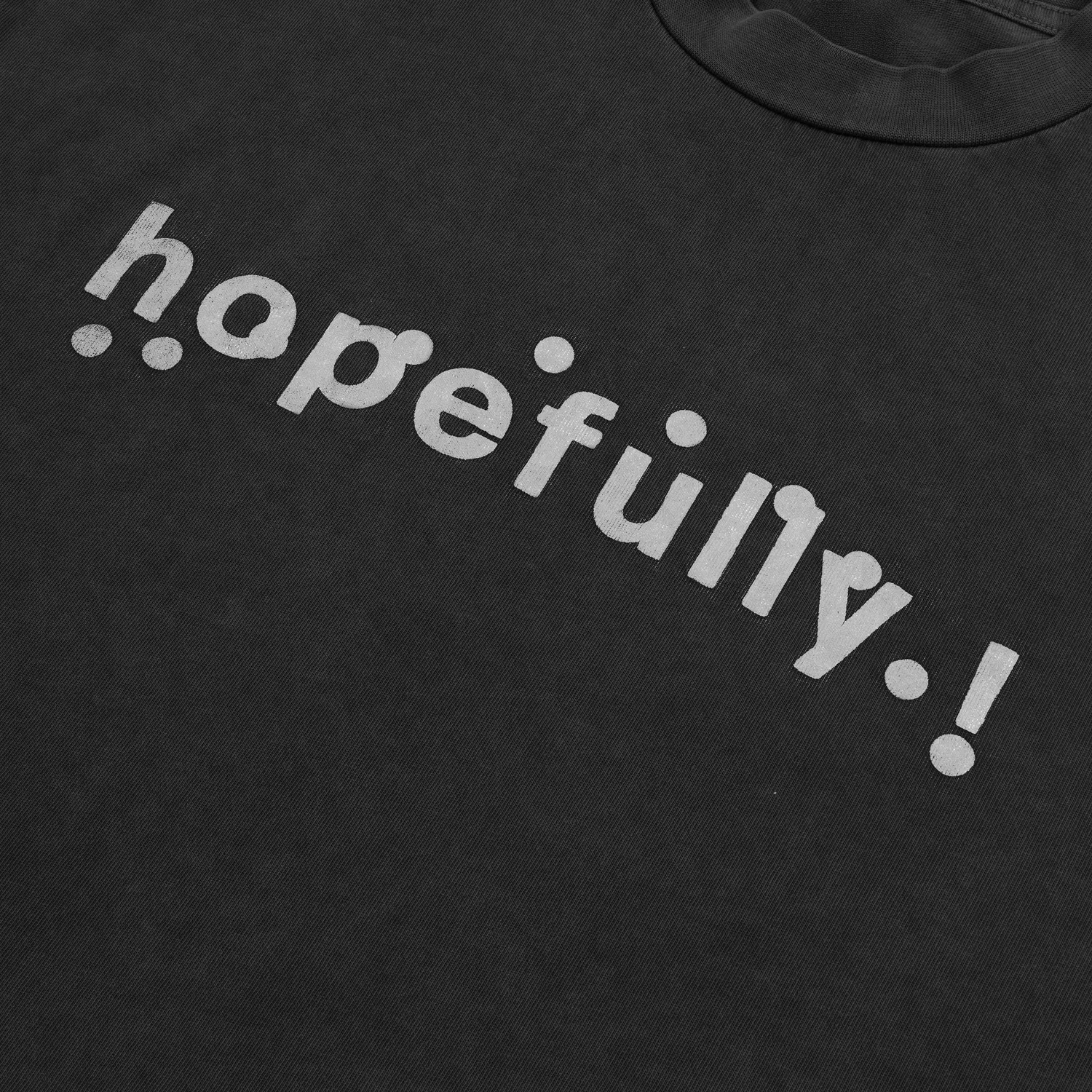 EMI Hopefully! t-shirt noir coton unisexe