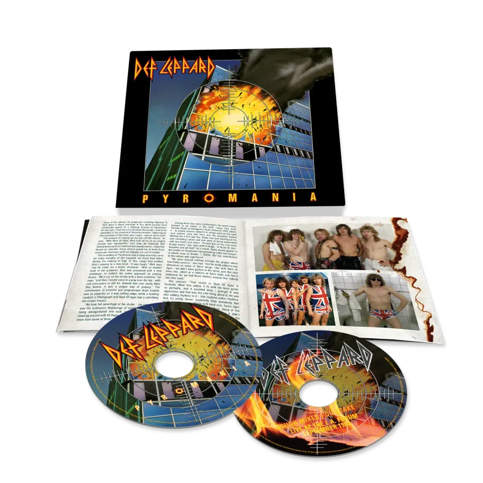 EMI Pyromania 40 Def Leppard double CD