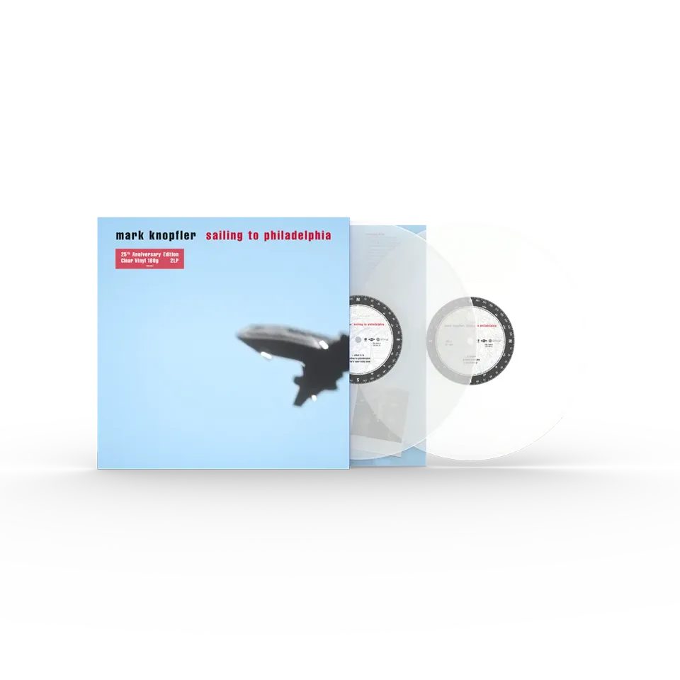 EMI Sailing To Philadelphia vinyle 2LP transparent 25e anniversaire