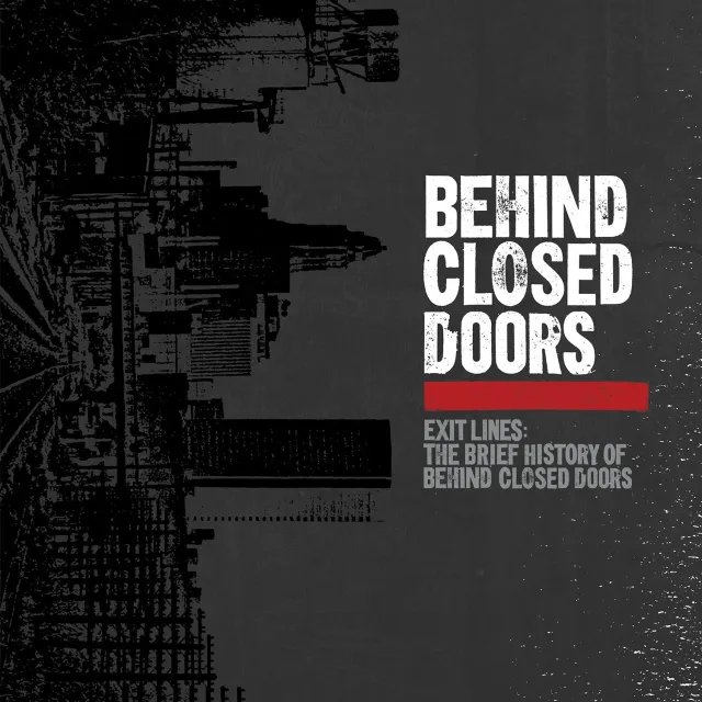 Behind Closed Doors Exit Lines vinyle LP rouge splatter