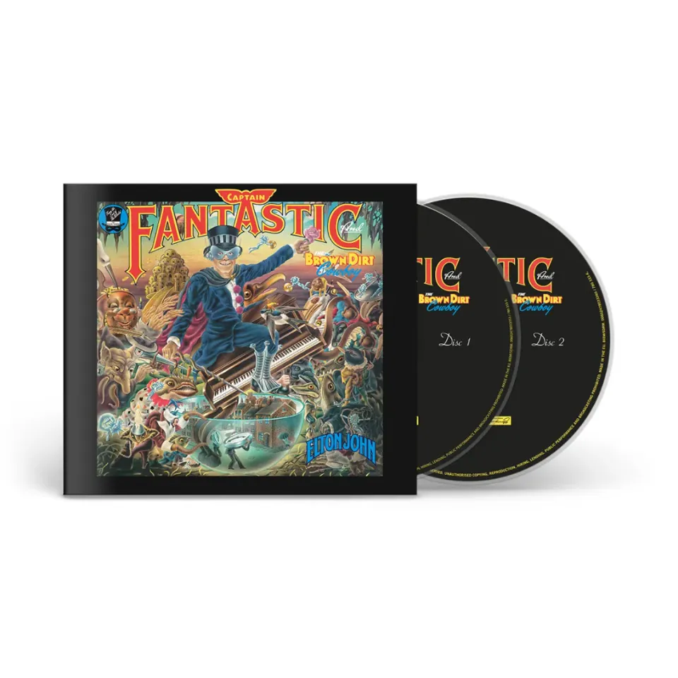 EMI Captain Fantastic And The Brown Dirt Cowboy 50th Anniversary Edition double CD