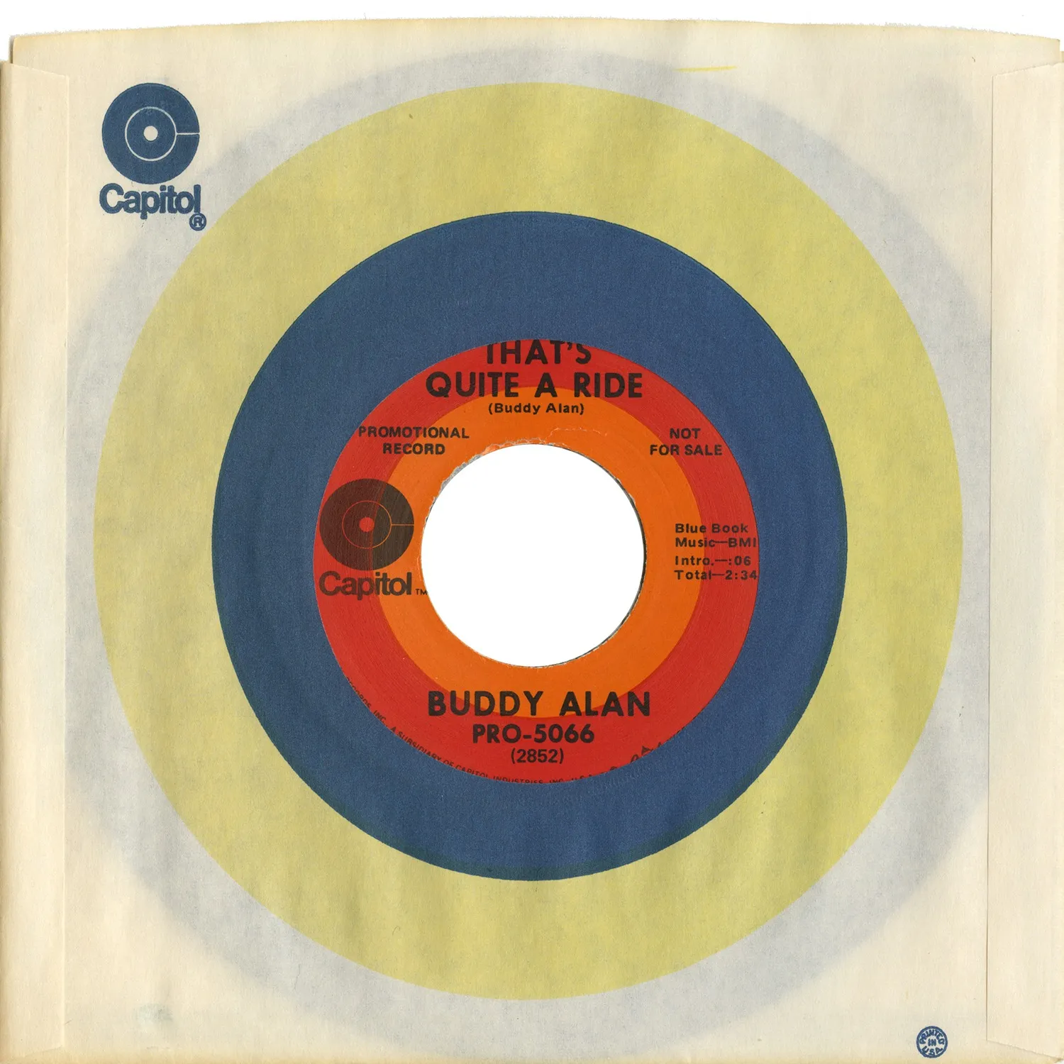 Omnivore Buddy Alan Santo Domingo 45 tours vintage single