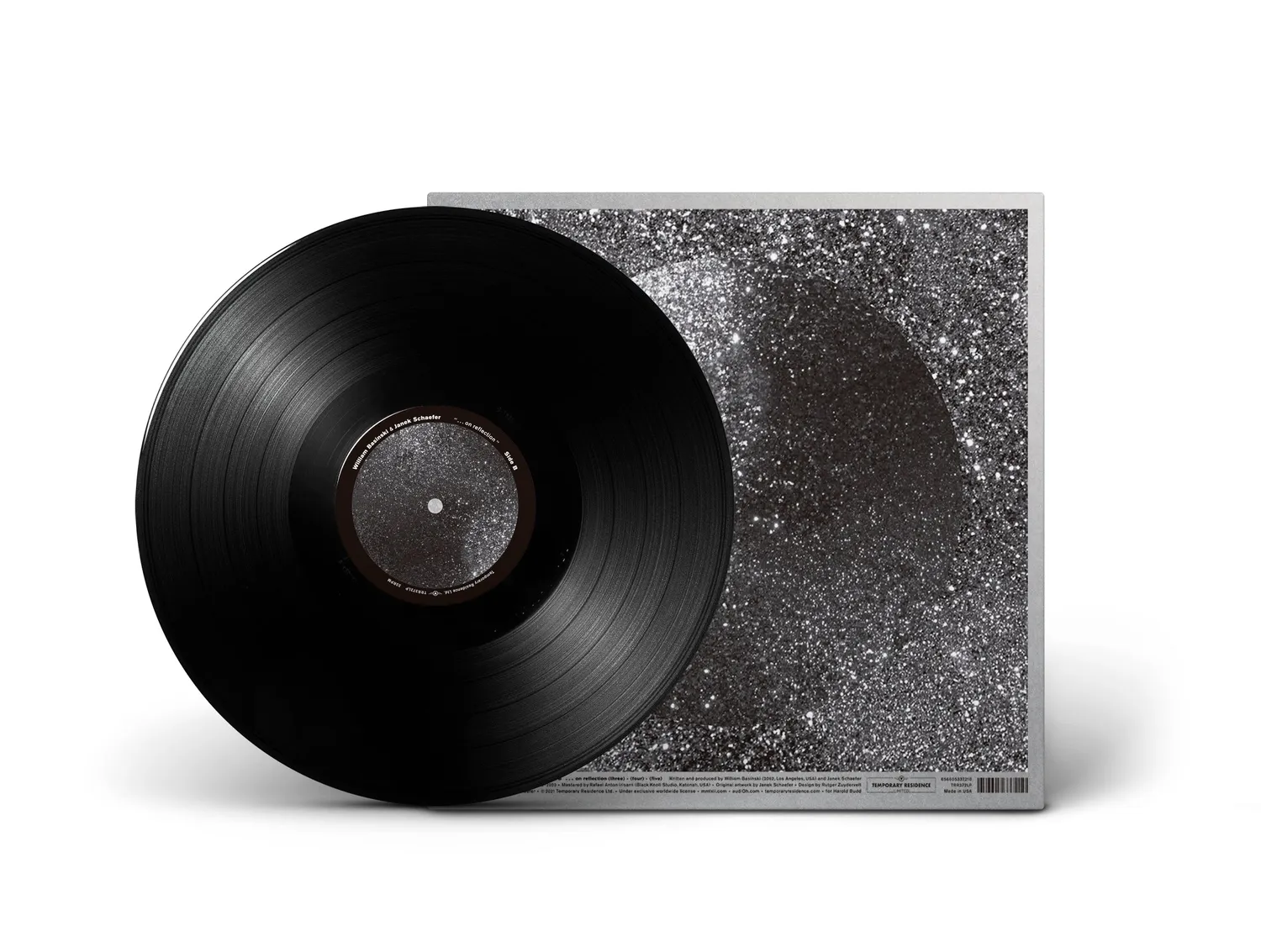 Basinski Schaefer On Reflection vinyle noir LP ambient