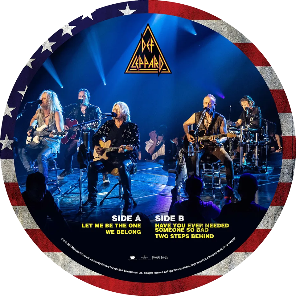 EMI Def Leppard Acoustic In Vegas Picture Disc 10"