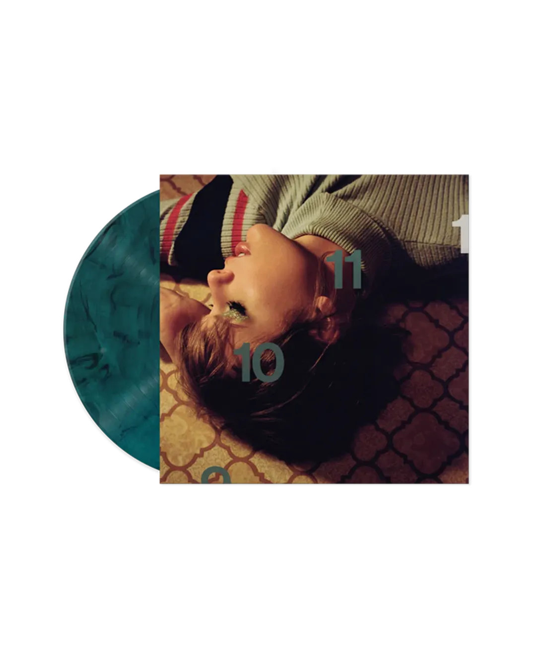 Taylor Swift Midnights Jade Green Edition vinyle vert jade marbré
