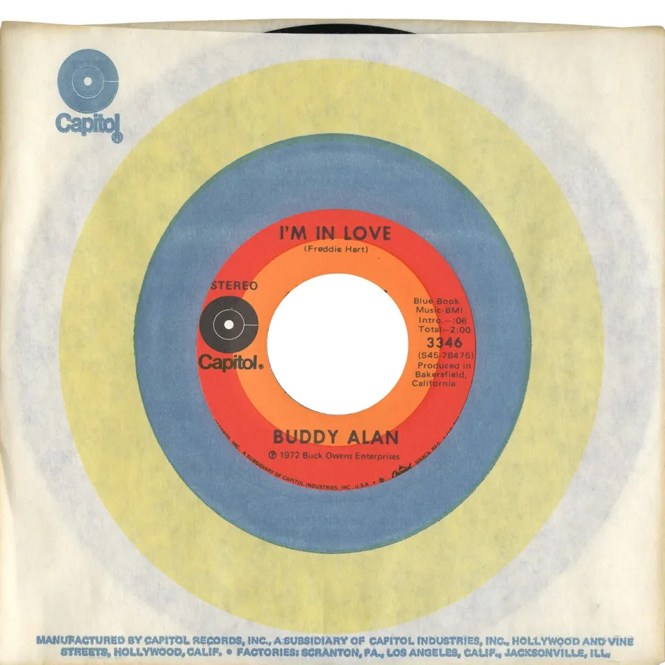 Omnivore Recordings Buddy Alan I'm In Love vinyle 7 pouces