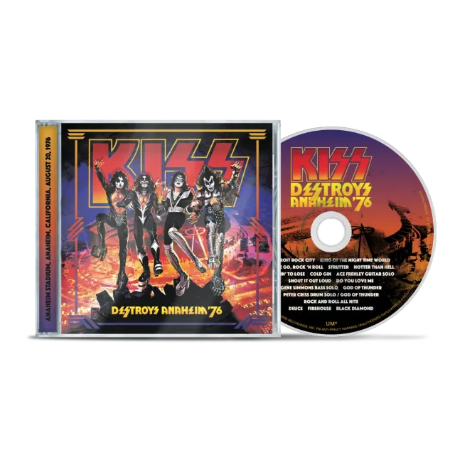 EMI KISS Destroys Anaheim 76 CD live 17 titres