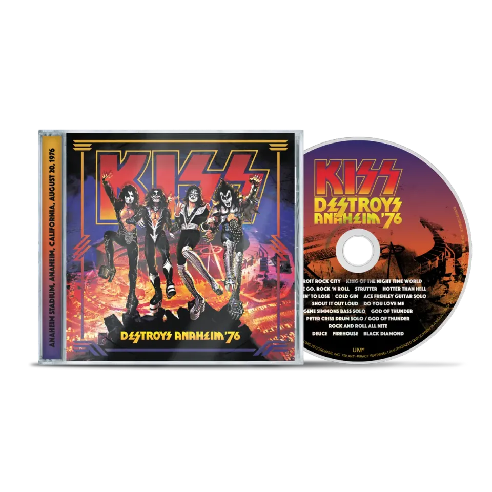 EMI KISS Destroys Anaheim 76 CD live 17 titres