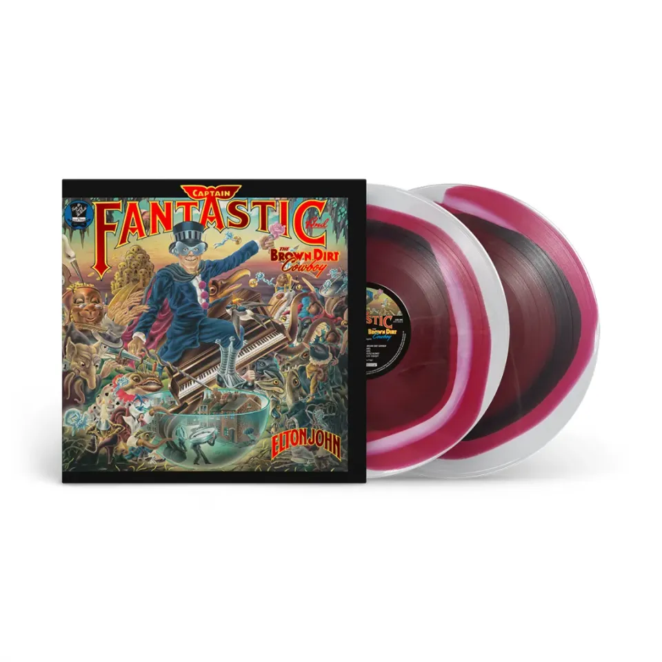 EMI Elton John Captain Fantastic Vinyle 2LP couleur