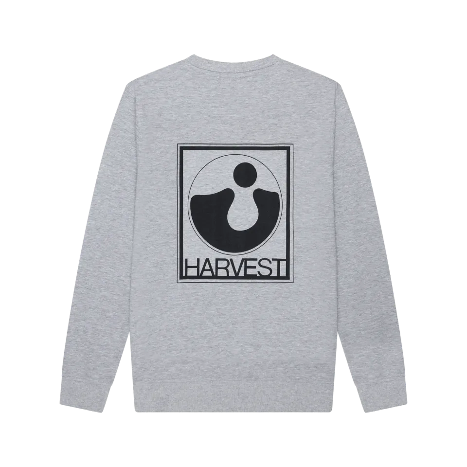 EMI Harvest Logo sweat crewneck gris coton bio