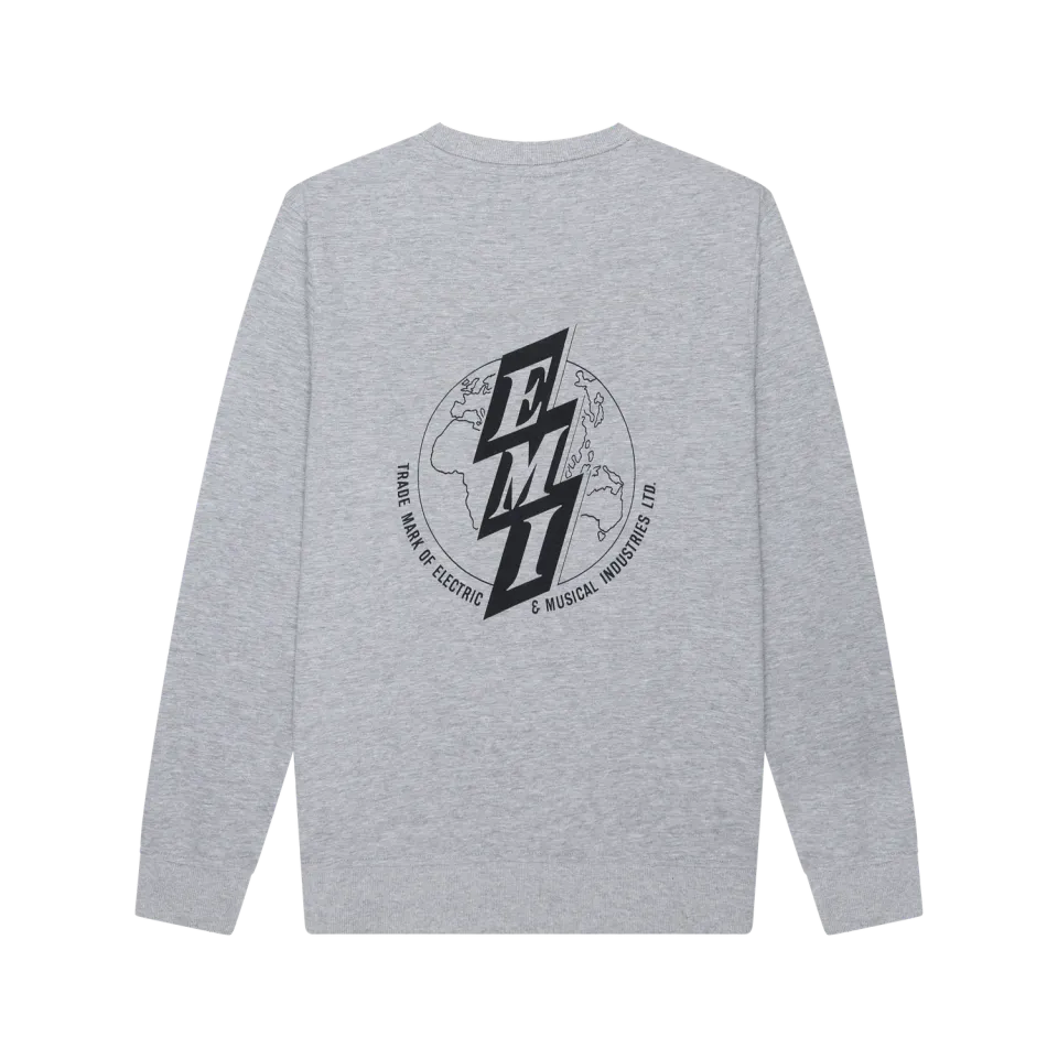 EMI sweat col rond gris coton bio tailles S à 2XL