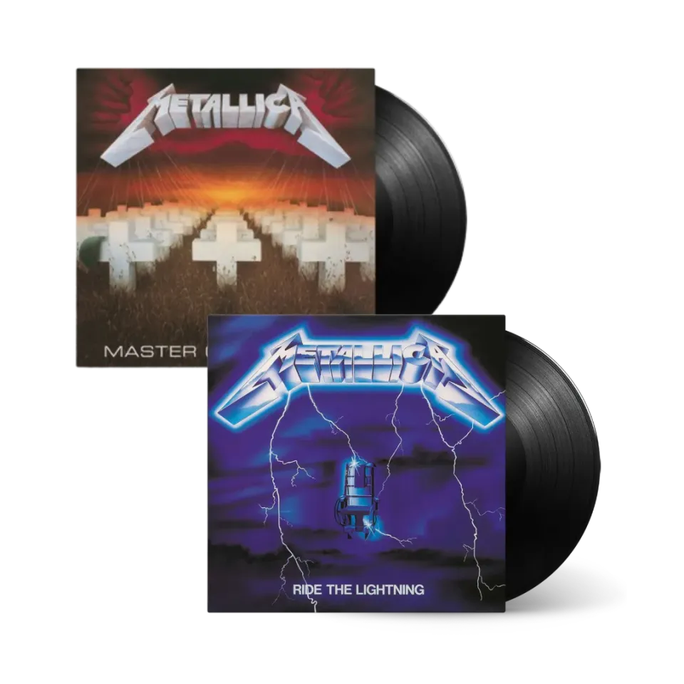 Metallica Master Of Puppets Ride The Lightning vinyles 2LP