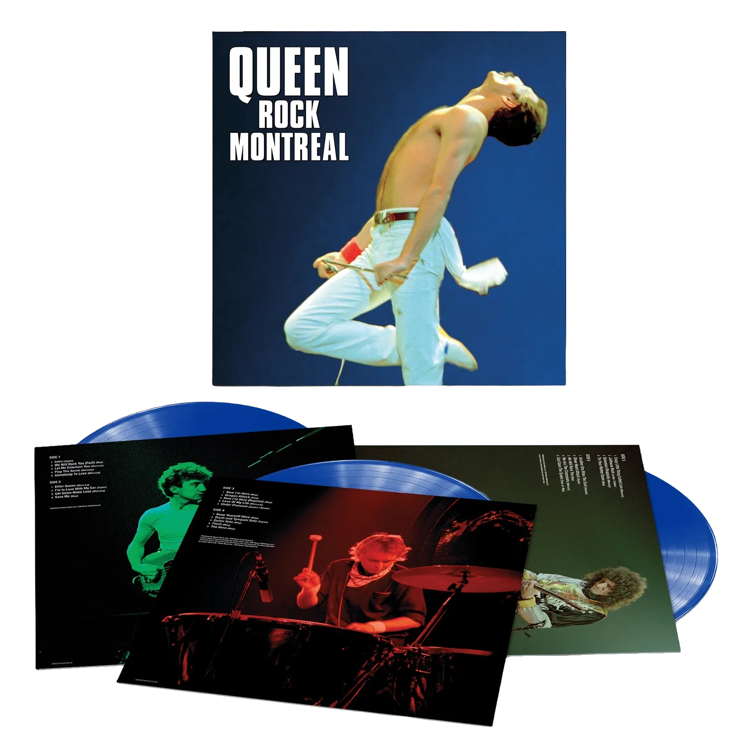 Queen Rock Montreal vinyle couleur triple édition limitée