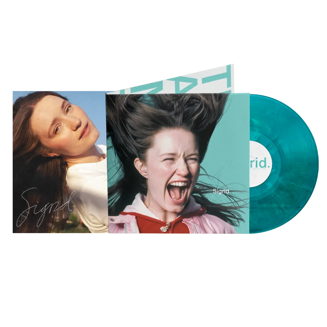 EMI There s Always More LP marbré aigue-marine + carte