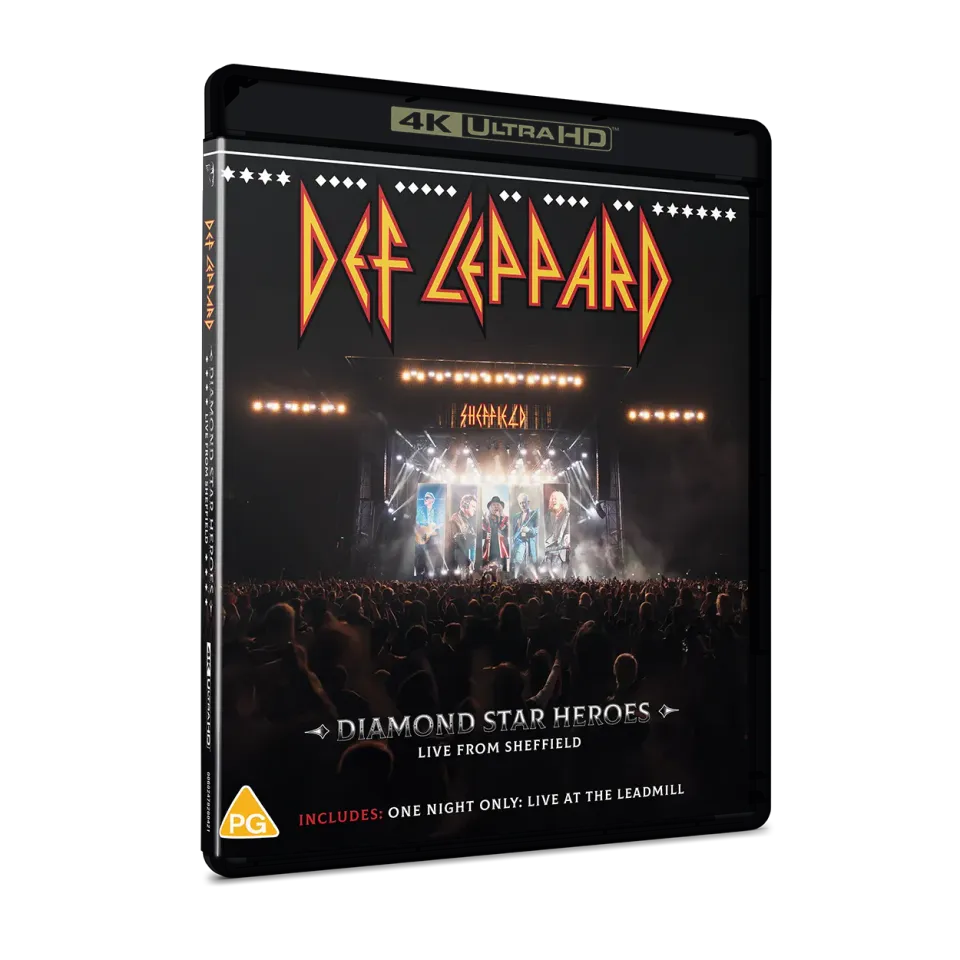 EMI Diamond Star Heroes Live Sheffield Blu-ray 4K UHD