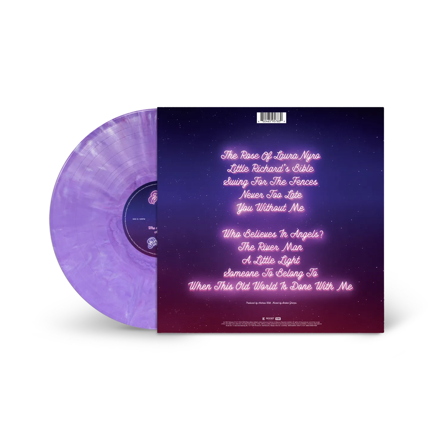 EMI Who Believes In Angels Vinyle violet marbré