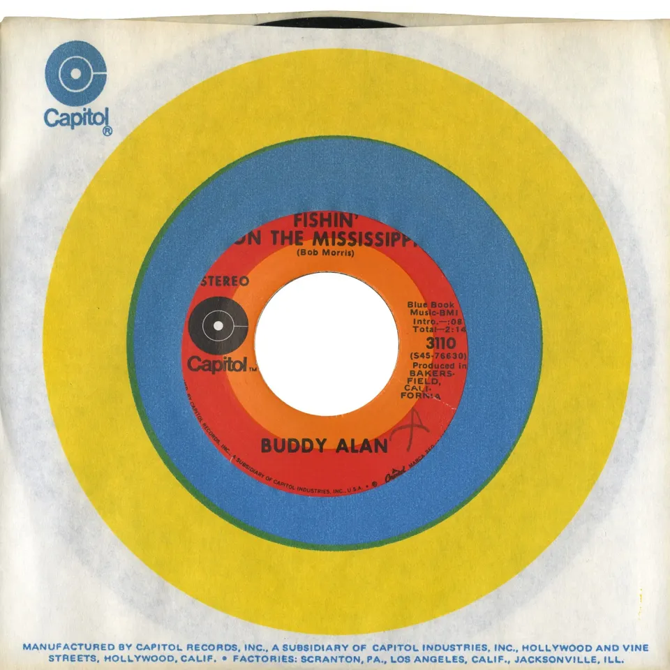 Omnivore Recordings Buddy Alan Fishin On Mississippi vinyle 7"