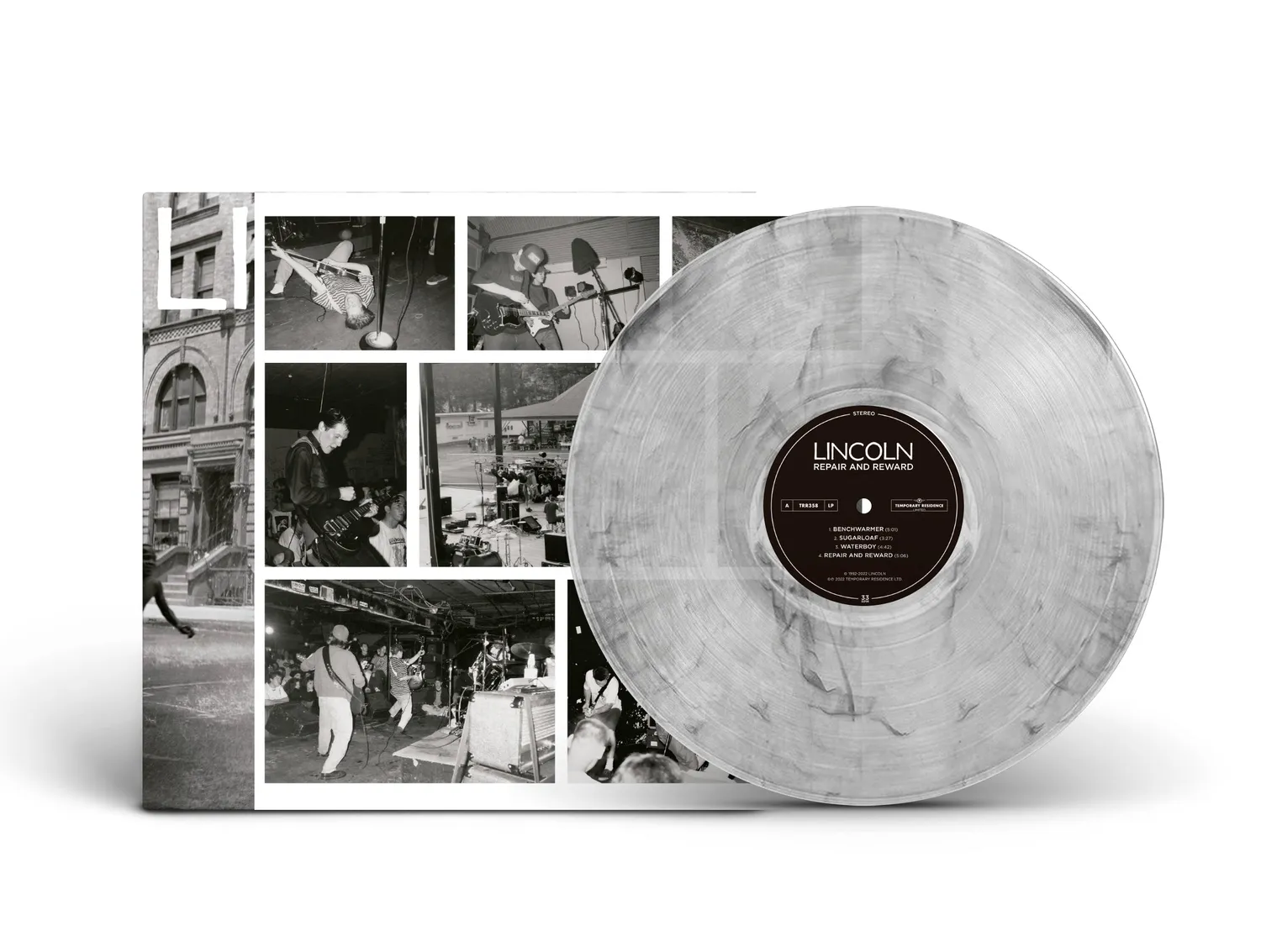 Temporary Residence Lincoln Repair And Reward LP noir