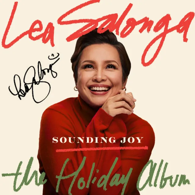 Center Stage Records Lea Salonga Sounding Joy CD dédicacé Noël