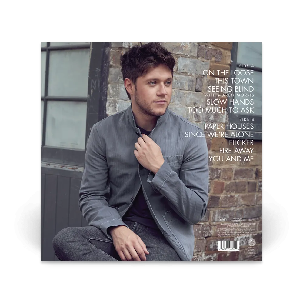 EMI Flicker Niall Horan vinyle LP swirl bleu