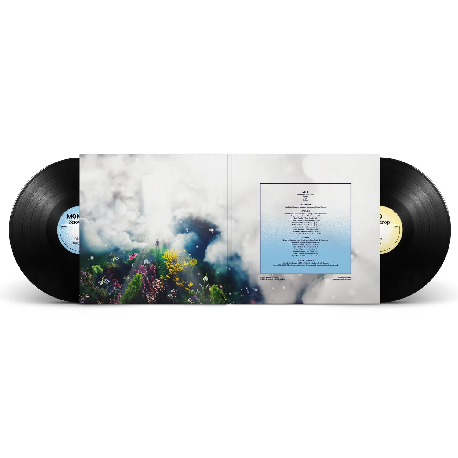 Temporary Residence MONO Snowdrop CD 8 titres