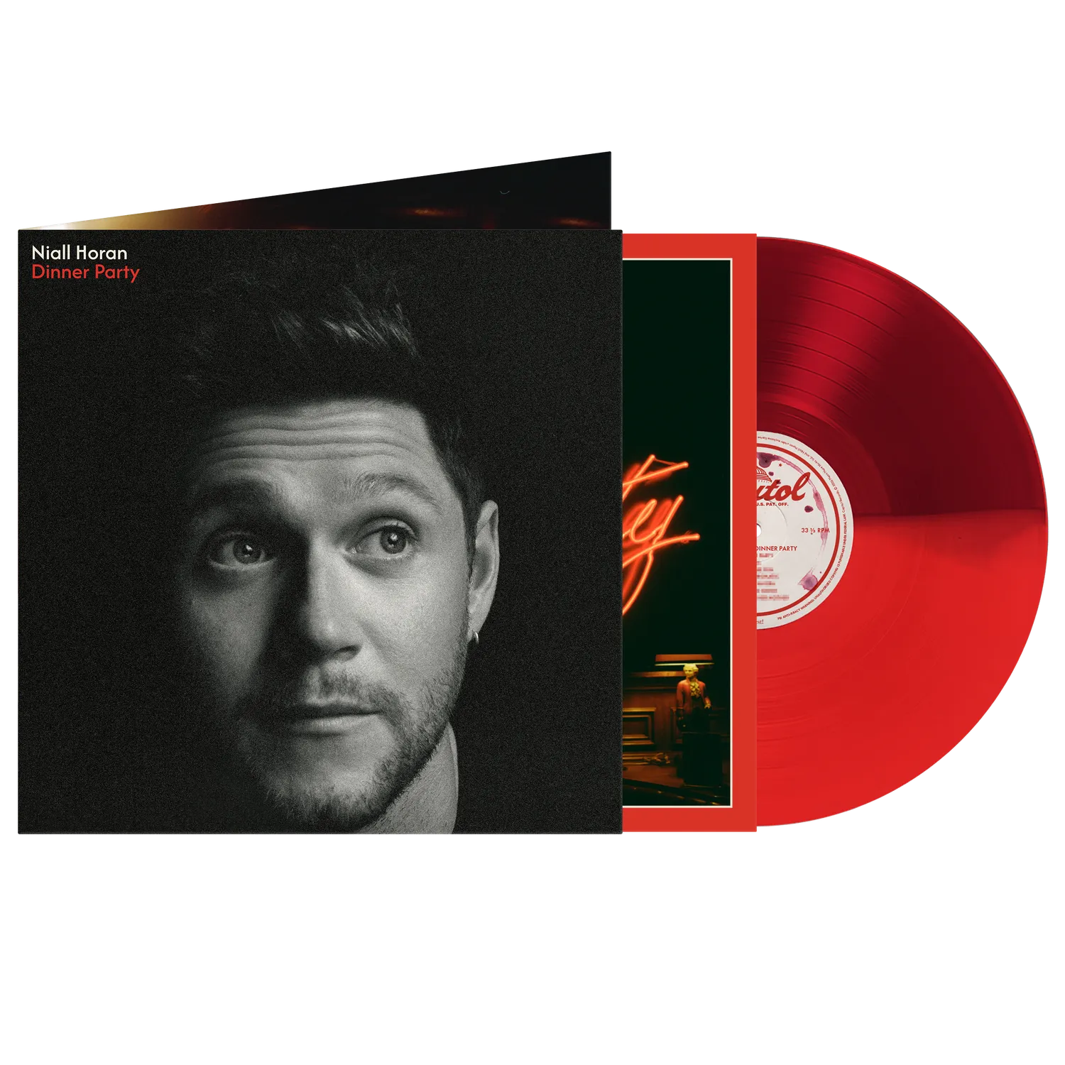 EMI Dinner Party Red Booth Edition vinyle + carte signée