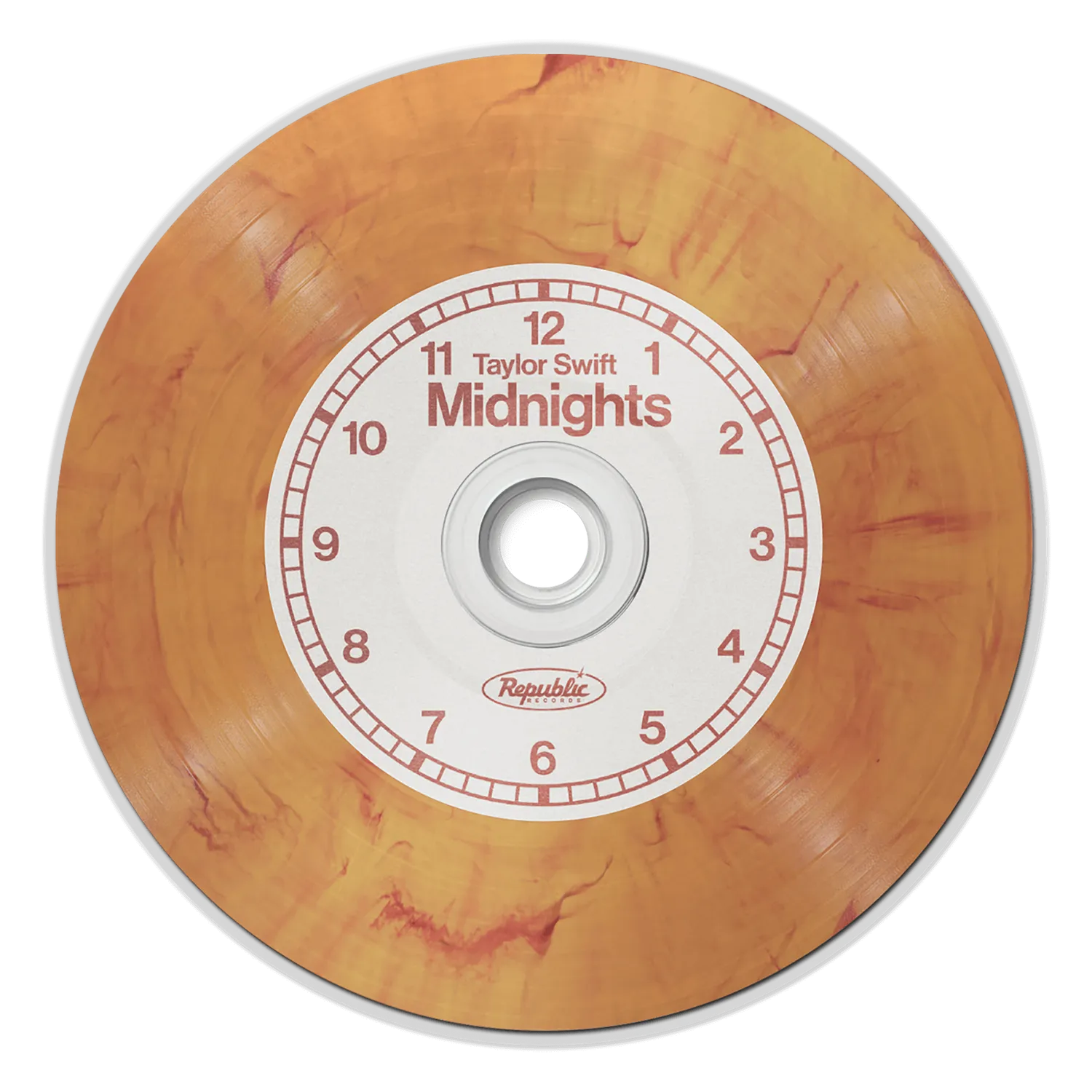 EMI Midnights Blood Moon Edition CD orange marbré