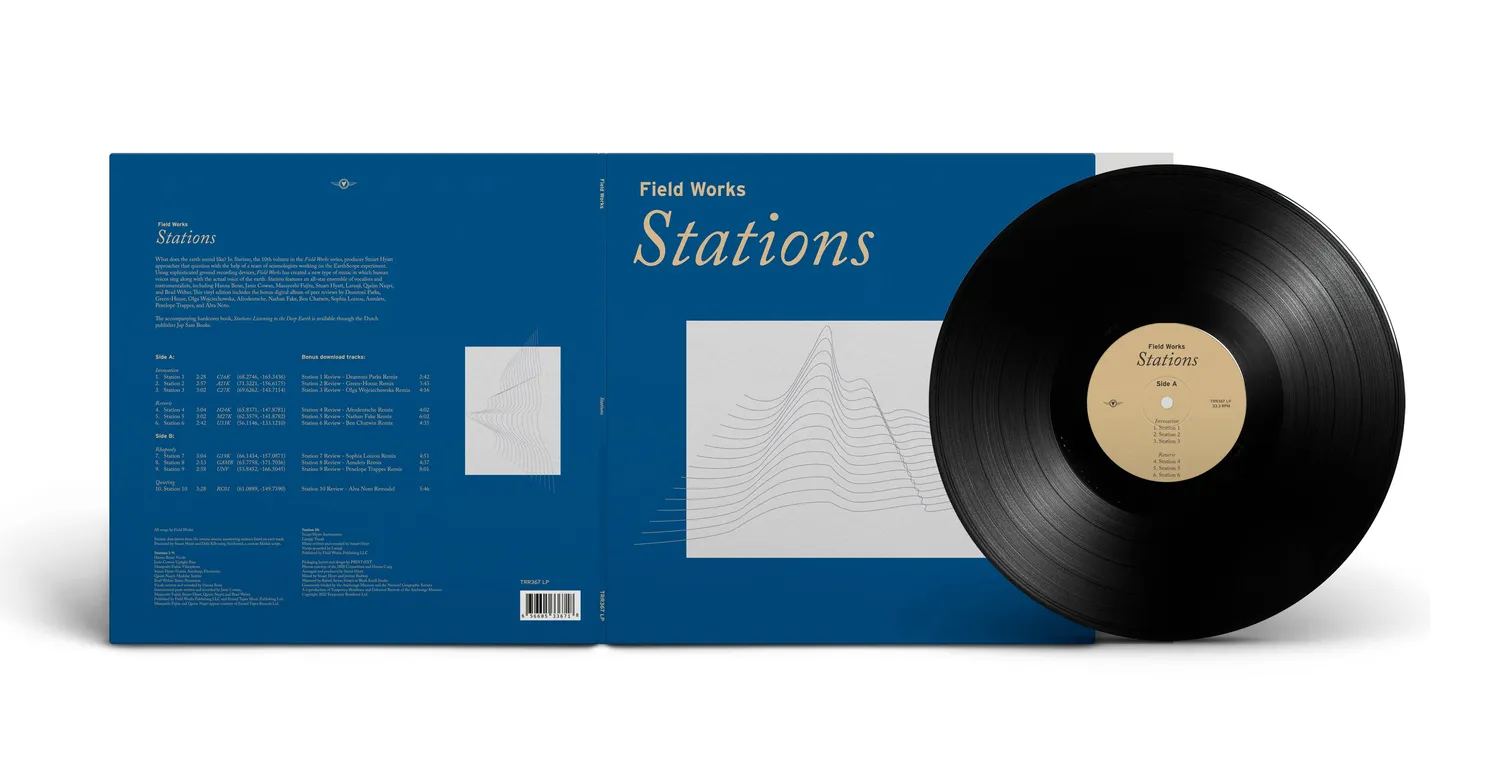 Temporary Residence Field Works Stations vinyle noir expérimental
