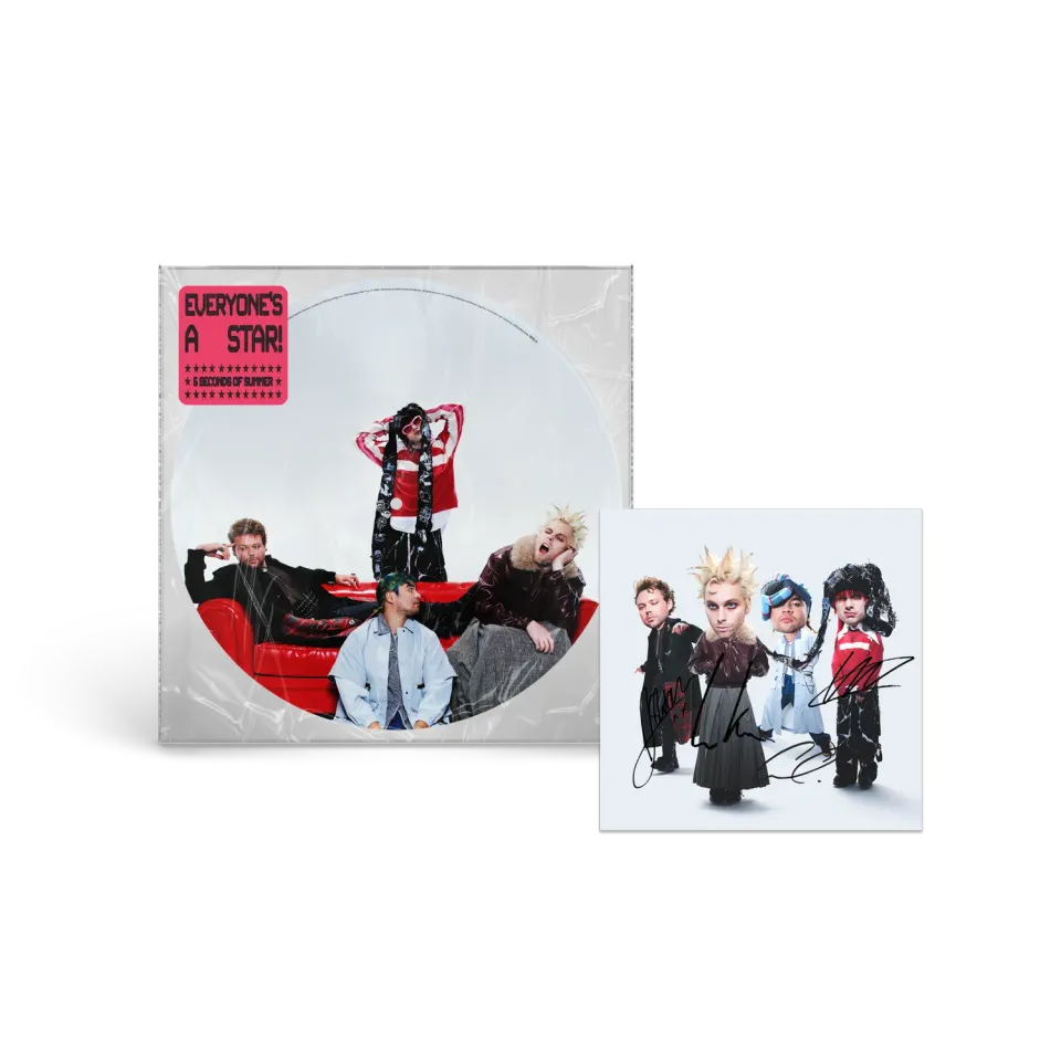 EMI Everyone’s A Star picture disc vinyle + carte signée